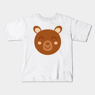 Adorable smiling bear Kids T-Shirt